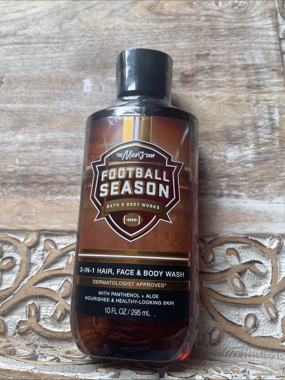 Bath & Body Works Men's Football Season 3-in-1 Wash - Brown & Black